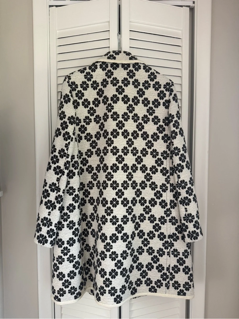 kate spade new york spade flower tweed jacket